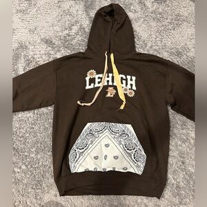 Lehigh bandana pocket custom hoodie